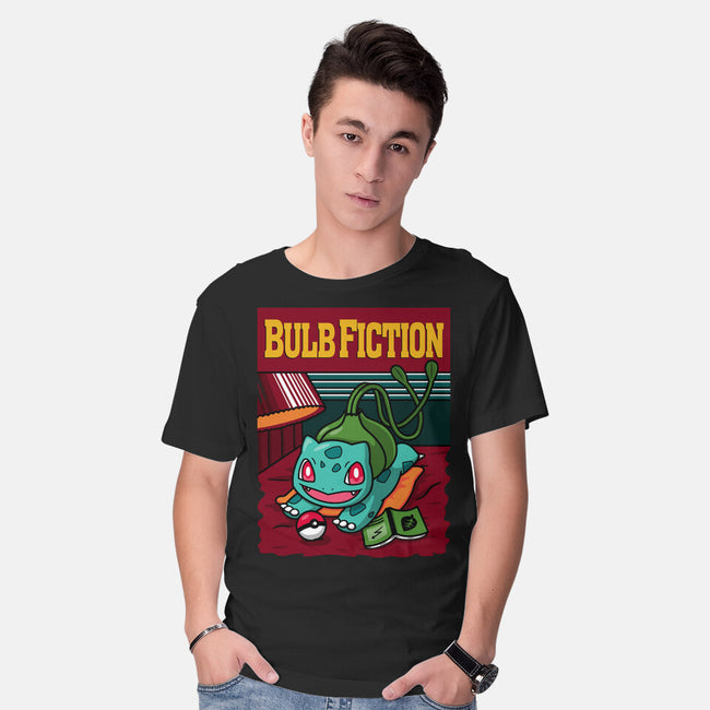 Bulb Fiction-Mens-Basic-Tee-Raffiti