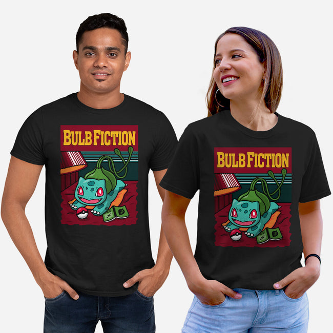 Bulb Fiction-Unisex-Basic-Tee-Raffiti