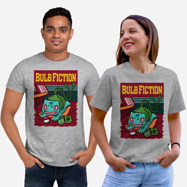 Bulb Fiction-Unisex-Basic-Tee-Raffiti