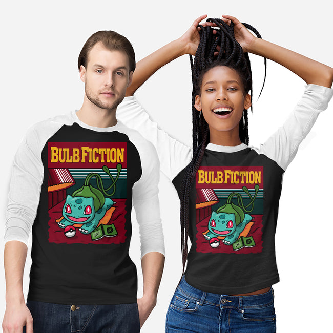 Bulb Fiction-Unisex-Baseball-Tee-Raffiti