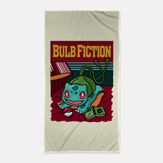 Bulb Fiction-None-Beach-Towel-Raffiti