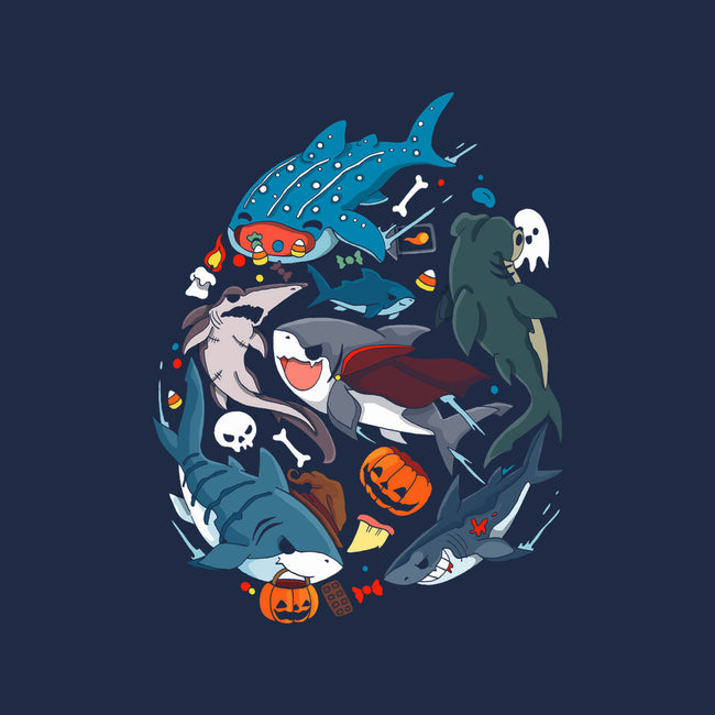 Halloween Sharks-Baby-Basic-Tee-Vallina84