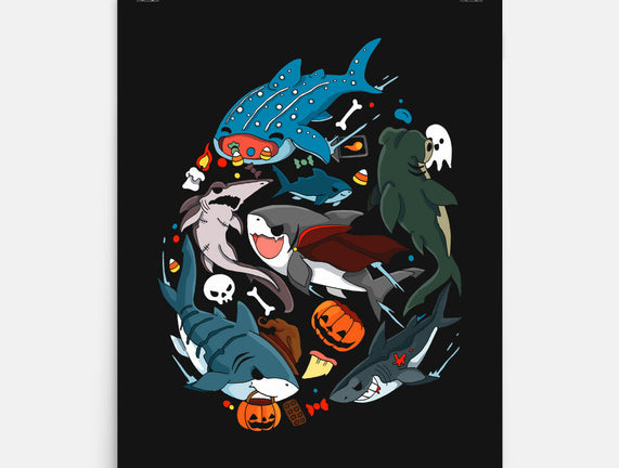 Halloween Sharks