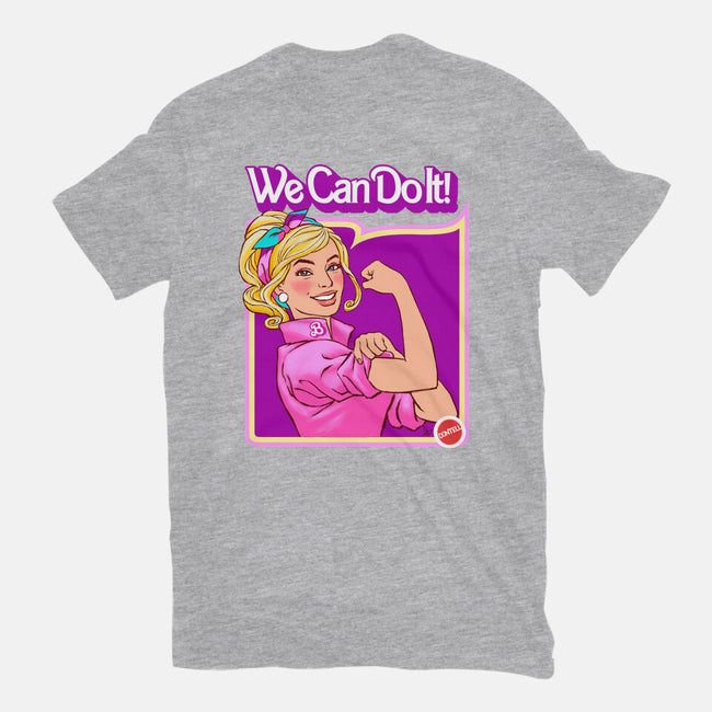 Barbie Can Do It-Womens-Basic-Tee-hugohugo