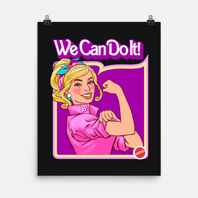 Barbie Can Do It-None-Matte-Poster-hugohugo