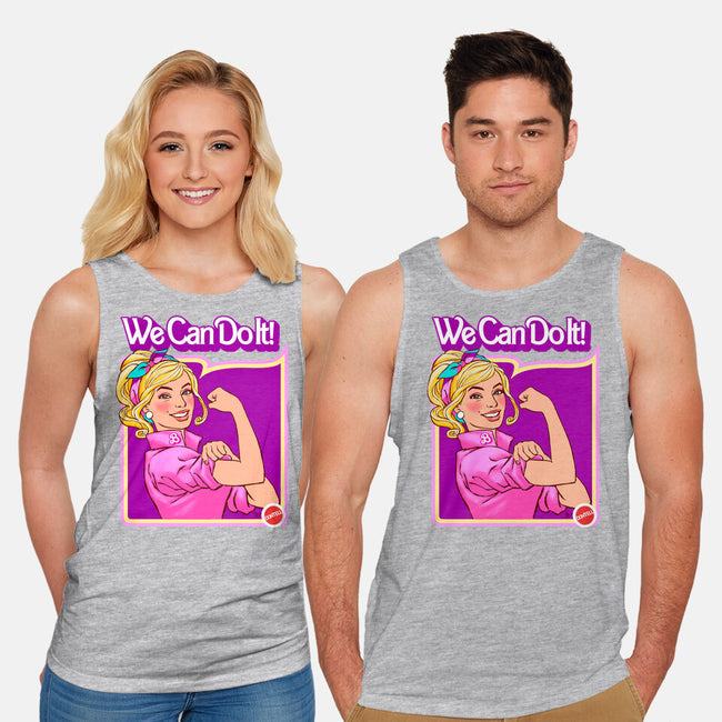 Barbie Can Do It-Unisex-Basic-Tank-hugohugo