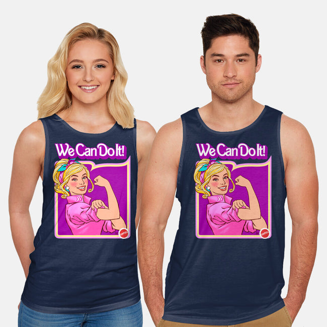 Barbie Can Do It-Unisex-Basic-Tank-hugohugo