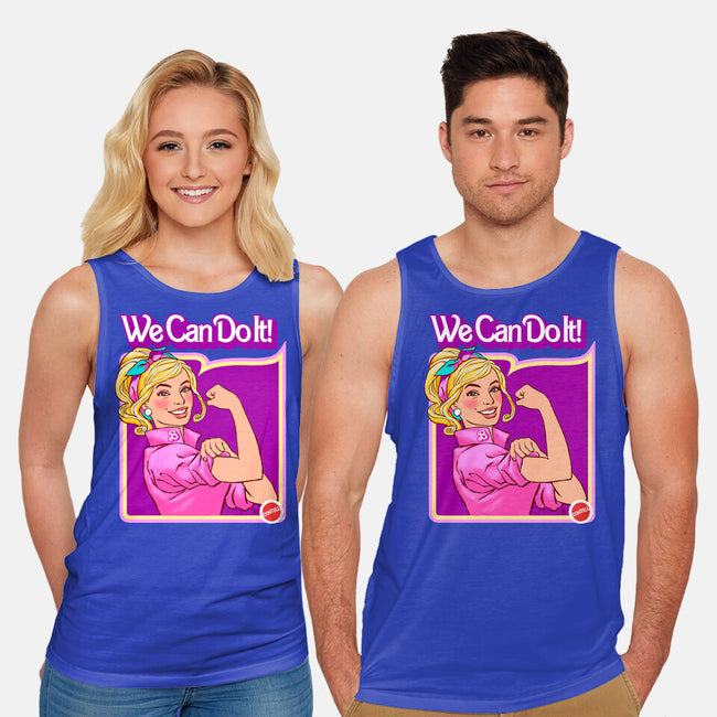 Barbie Can Do It-Unisex-Basic-Tank-hugohugo