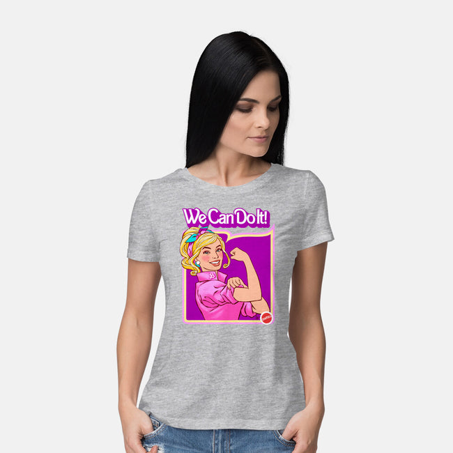 Barbie Can Do It-Womens-Basic-Tee-hugohugo