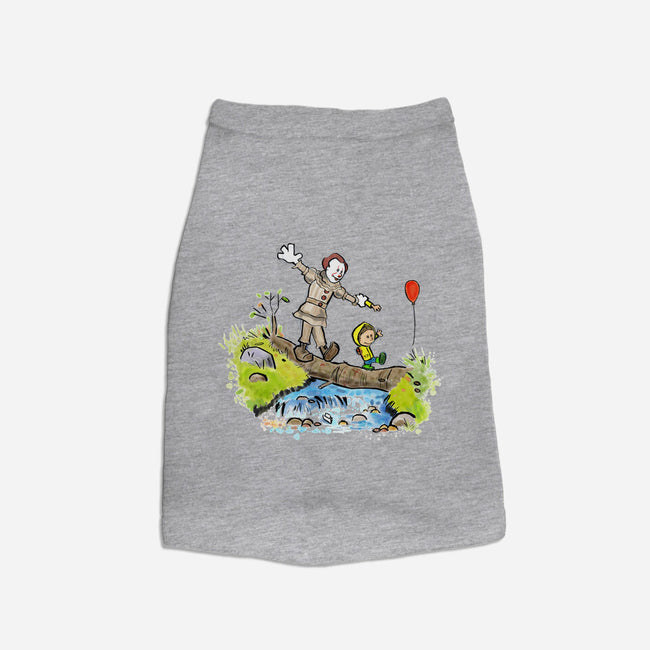 Pennywise And Georgie-Cat-Basic-Pet Tank-matthew benkner