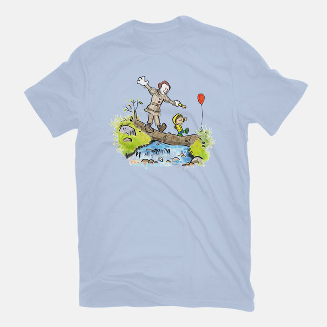 Pennywise And Georgie-Mens-Heavyweight-Tee-matthew benkner