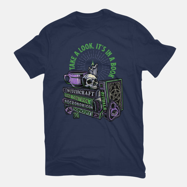 Dark Books-Mens-Basic-Tee-momma_gorilla