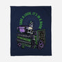 Dark Books-None-Fleece-Blanket-momma_gorilla