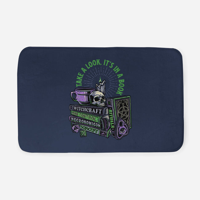 Dark Books-None-Memory Foam-Bath Mat-momma_gorilla