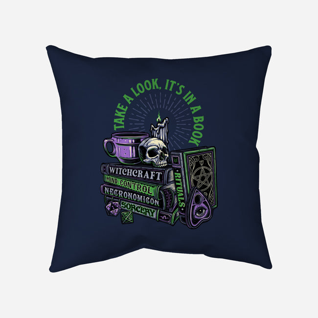 Dark Books-None-Removable Cover-Throw Pillow-momma_gorilla