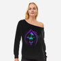 Welcome Home-Womens-Off Shoulder-Sweatshirt-Aarons Art Room