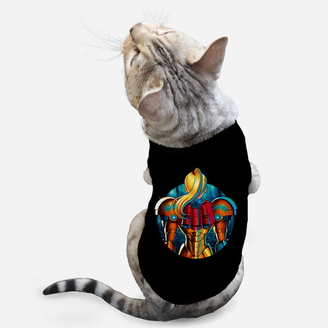 Galactic Autumn-Cat-Basic-Pet Tank-Bruno Mota