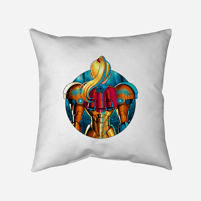 Galactic Autumn-None-Removable Cover-Throw Pillow-Bruno Mota