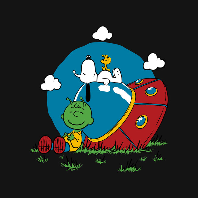 Beagle Dog Extraterrestrial-Mens-Basic-Tee-Studio Mootant