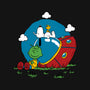 Beagle Dog Extraterrestrial-Mens-Basic-Tee-Studio Mootant