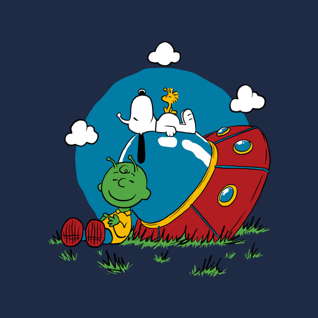 Beagle Dog Extraterrestrial-Mens-Basic-Tee-Studio Mootant