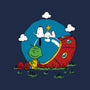 Beagle Dog Extraterrestrial-Mens-Basic-Tee-Studio Mootant