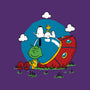 Beagle Dog Extraterrestrial-Mens-Basic-Tee-Studio Mootant