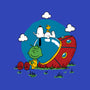 Beagle Dog Extraterrestrial-Mens-Basic-Tee-Studio Mootant