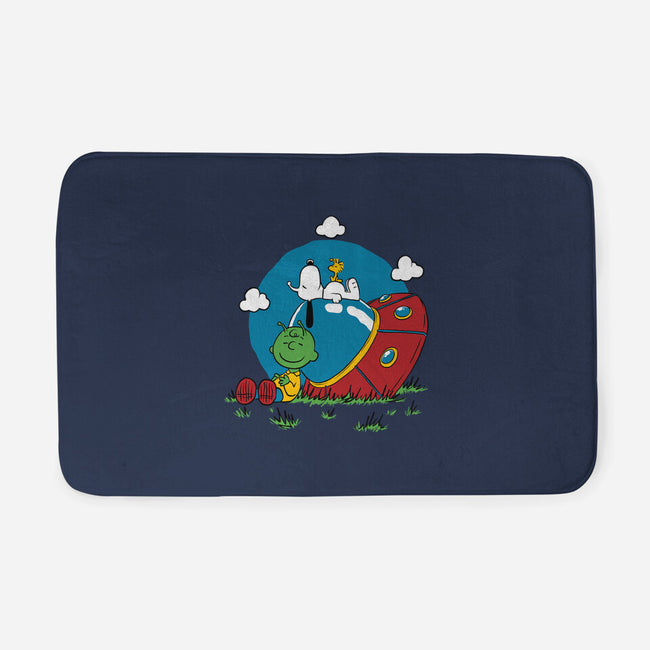 Beagle Dog Extraterrestrial-None-Memory Foam-Bath Mat-Studio Mootant