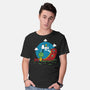Beagle Dog Extraterrestrial-Mens-Basic-Tee-Studio Mootant