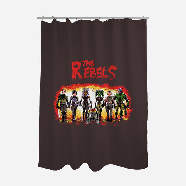 The Rebels-None-Polyester-Shower Curtain-zascanauta