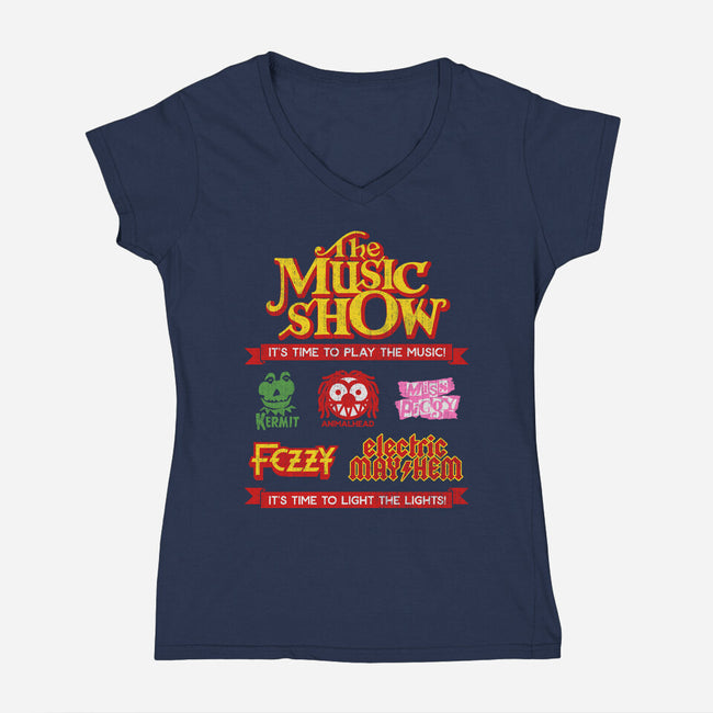 Muppetfest-Womens-V-Neck-Tee-MJ