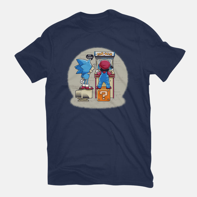 Sonic And Mario-Mens-Basic-Tee-Thiagor6