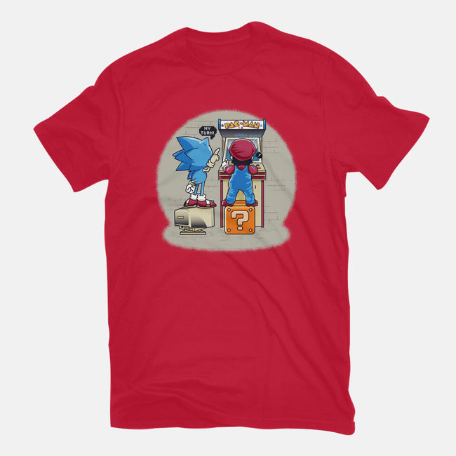 Sonic And Mario-Youth-Basic-Tee-Thiagor6