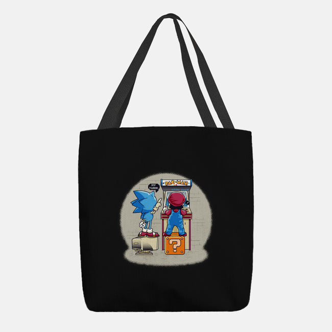 Sonic And Mario-None-Basic Tote-Bag-Thiagor6