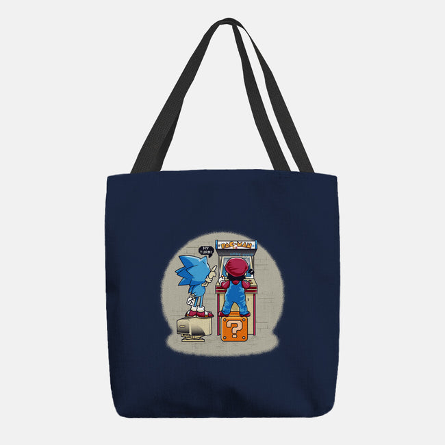 Sonic And Mario-None-Basic Tote-Bag-Thiagor6