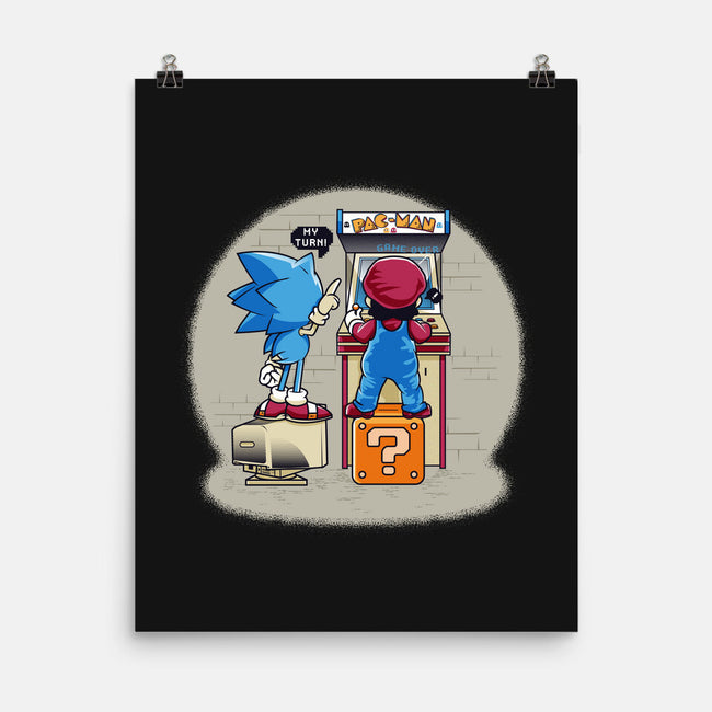 Sonic And Mario-None-Matte-Poster-Thiagor6