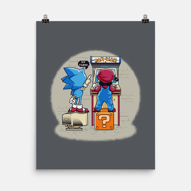 Sonic And Mario-None-Matte-Poster-Thiagor6