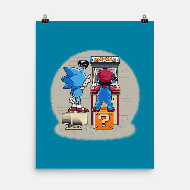 Sonic And Mario-None-Matte-Poster-Thiagor6