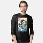 The King At Satta-Mens-Long Sleeved-Tee-DrMonekers