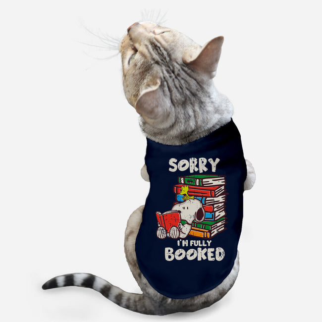 I'm Fully Booked-Cat-Basic-Pet Tank-turborat14