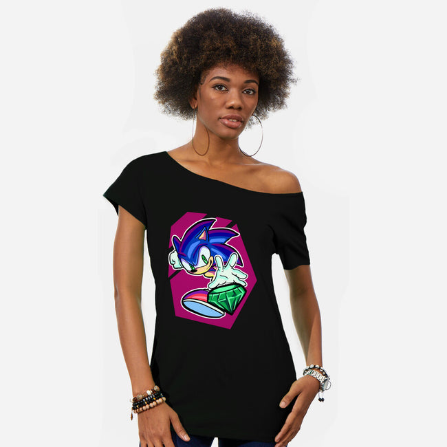 My Emerald-Womens-Off Shoulder-Tee-nickzzarto