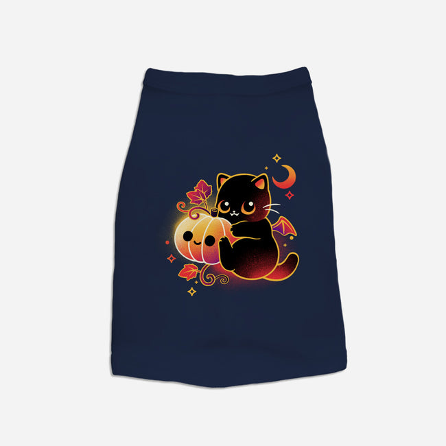 Demon Cat Halloween-Cat-Basic-Pet Tank-NemiMakeit