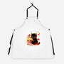 Demon Cat Halloween-Unisex-Kitchen-Apron-NemiMakeit