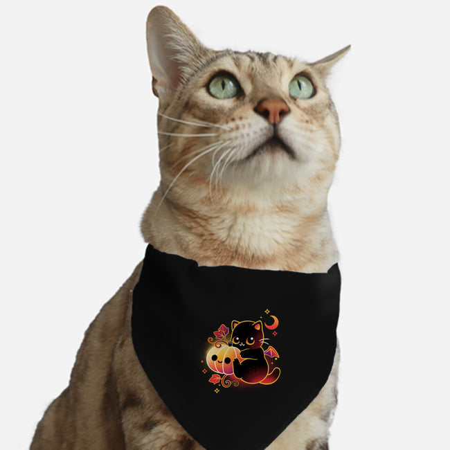 Demon Cat Halloween-Cat-Adjustable-Pet Collar-NemiMakeit