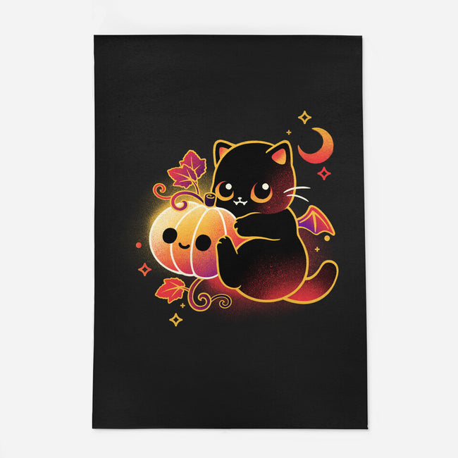 Demon Cat Halloween-None-Indoor-Rug-NemiMakeit