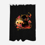 Demon Cat Halloween-None-Polyester-Shower Curtain-NemiMakeit