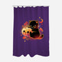 Demon Cat Halloween-None-Polyester-Shower Curtain-NemiMakeit