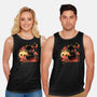 Demon Cat Halloween-Unisex-Basic-Tank-NemiMakeit