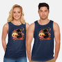 Demon Cat Halloween-Unisex-Basic-Tank-NemiMakeit